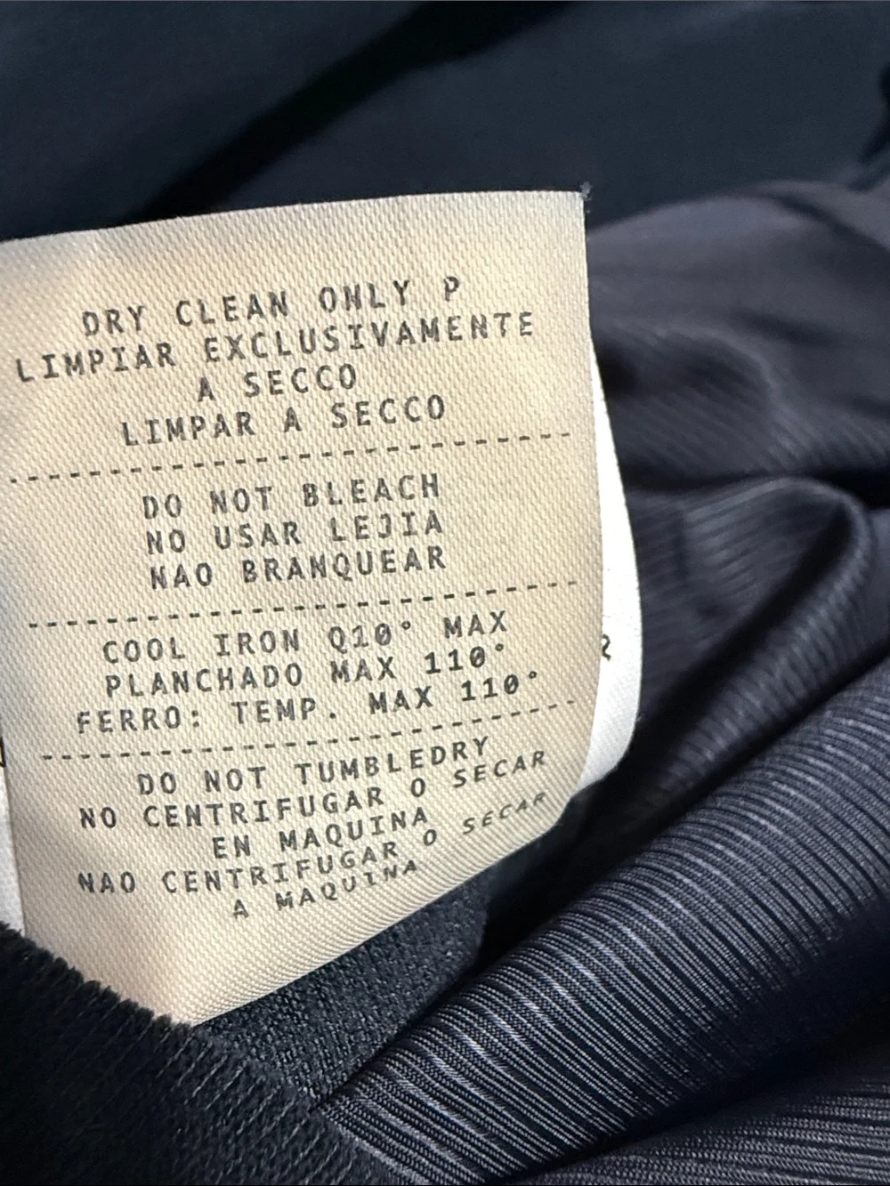 Vintage Ermenegildo Zegna Men's Blue Performance Microfiber Car Coat Size 54 XL